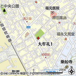 〒891-0401 鹿児島県指宿市大牟礼の地図