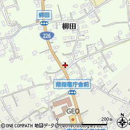 鹿児島県指宿市柳田252-9周辺の地図