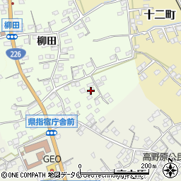 鹿児島県指宿市柳田330周辺の地図