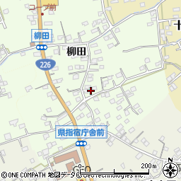 鹿児島県指宿市柳田250周辺の地図