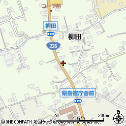 鹿児島県指宿市柳田257周辺の地図