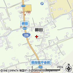 鹿児島県指宿市柳田261-2周辺の地図