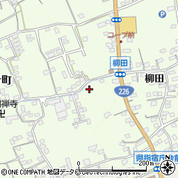 鹿児島県指宿市柳田280周辺の地図