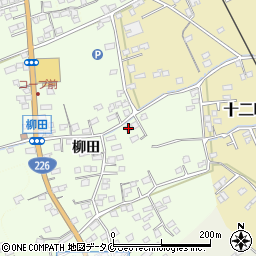 鹿児島県指宿市柳田240周辺の地図