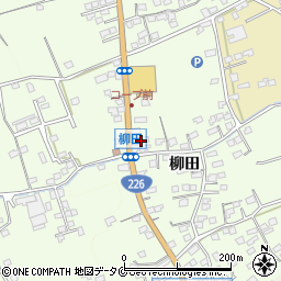 鹿児島県指宿市柳田59周辺の地図