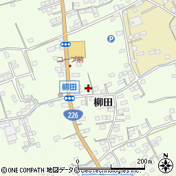 鹿児島県指宿市柳田62周辺の地図
