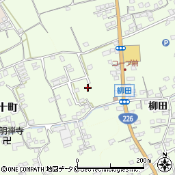 鹿児島県指宿市柳田30-10周辺の地図