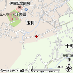 鹿児島県指宿市玉利247周辺の地図