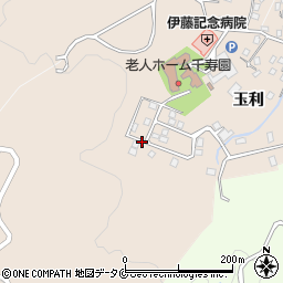 鹿児島県指宿市玉利周辺の地図