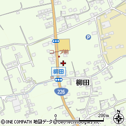 鹿児島県指宿市柳田57周辺の地図