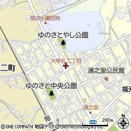 大牟礼二丁目周辺の地図