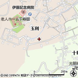 鹿児島県指宿市玉利246周辺の地図