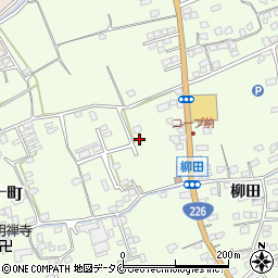 鹿児島県指宿市柳田34周辺の地図