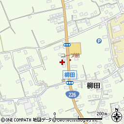 鹿児島県指宿市柳田41周辺の地図