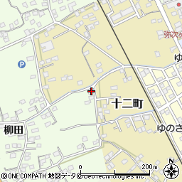 鹿児島県指宿市柳田225周辺の地図