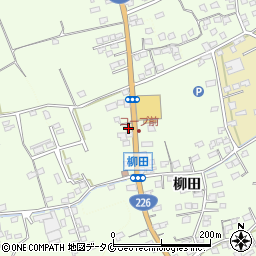 鹿児島県指宿市柳田42周辺の地図