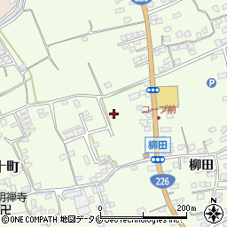 鹿児島県指宿市柳田34-4周辺の地図