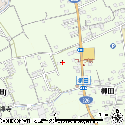鹿児島県指宿市柳田37周辺の地図