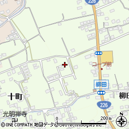 鹿児島県指宿市柳田32周辺の地図