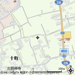 鹿児島県指宿市柳田26周辺の地図