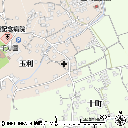 鹿児島県指宿市玉利222周辺の地図