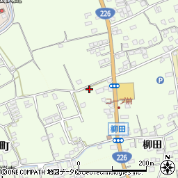 鹿児島県指宿市柳田35周辺の地図