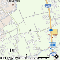 鹿児島県指宿市柳田25周辺の地図