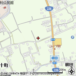 鹿児島県指宿市柳田15周辺の地図