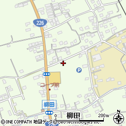 鹿児島県指宿市柳田47周辺の地図