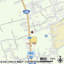 鹿児島県指宿市柳田8周辺の地図