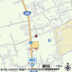 鹿児島県指宿市柳田7周辺の地図