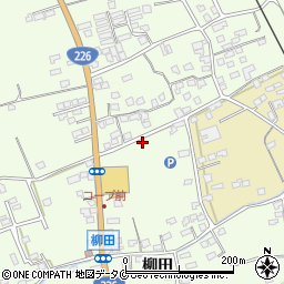 鹿児島県指宿市柳田48周辺の地図