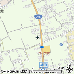 鹿児島県指宿市柳田9周辺の地図