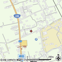 鹿児島県指宿市柳田4-1周辺の地図