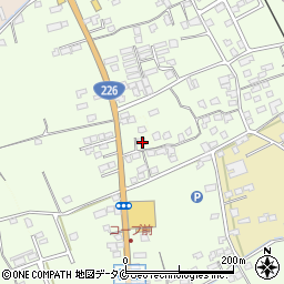 鹿児島県指宿市柳田2周辺の地図