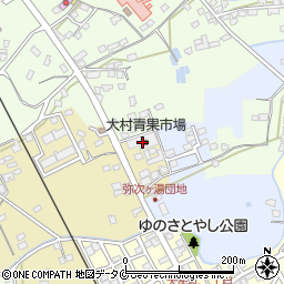 大村青果市場周辺の地図