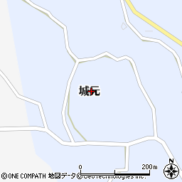 鹿児島県錦江町（肝属郡）城元周辺の地図