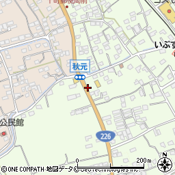 秋元周辺の地図