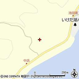 鹿児島県指宿市中浜周辺の地図