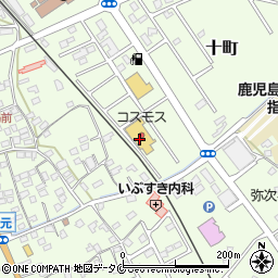 ドラッグストアコスモス指宿市役所前店周辺の地図