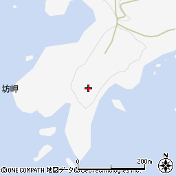 坊ノ岬灯台周辺の地図