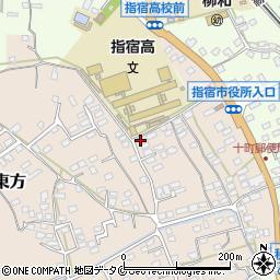鹿児島県指宿市東方86周辺の地図
