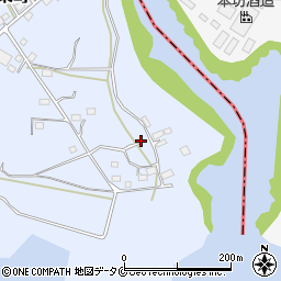鹿児島県枕崎市白沢東町483周辺の地図
