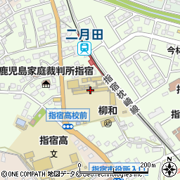 指宿市立柳田小学校周辺の地図