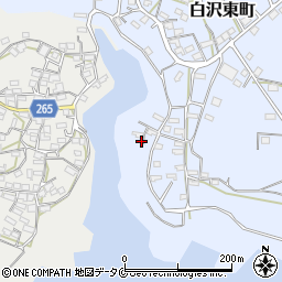 鹿児島県枕崎市白沢東町321周辺の地図