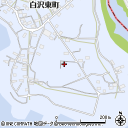 鹿児島県枕崎市白沢東町392周辺の地図