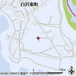 鹿児島県枕崎市白沢東町393周辺の地図