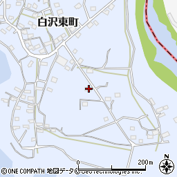 鹿児島県枕崎市白沢東町388周辺の地図