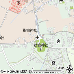 揖宿神社前周辺の地図