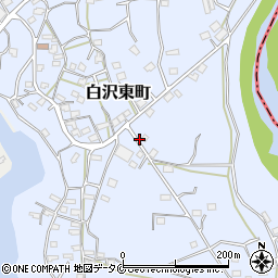 鹿児島県枕崎市白沢東町299-2周辺の地図
